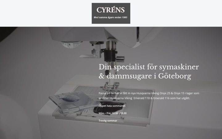 Zrzut ekranu cyrens.se