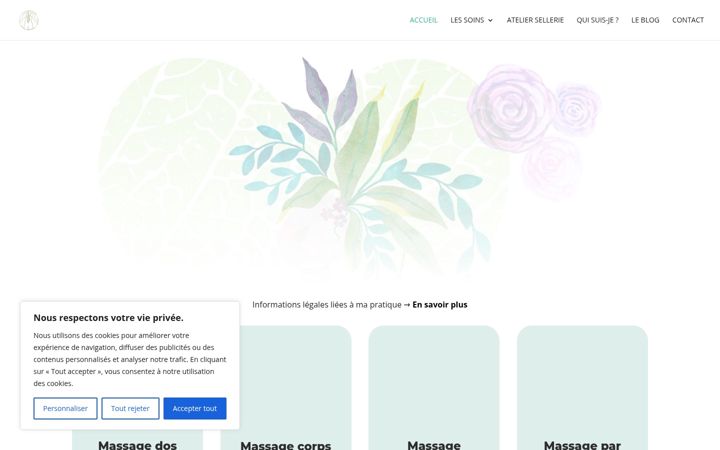 Screenshot di cyriellelepot.fr
