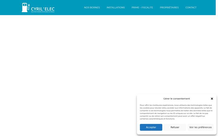 Screenshot di cyril-elec.fr
