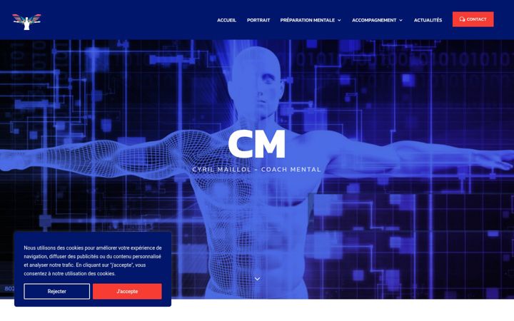 Screenshot di cyril-maillol.fr