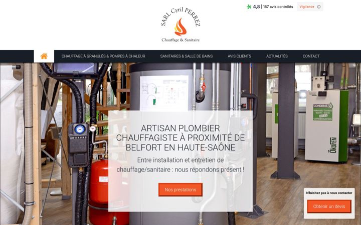Screenshot of cyril-perrez.fr