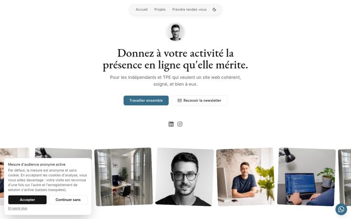 Screenshot of cyriljulien.com