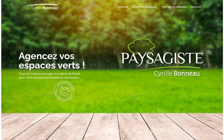 Screenshot of cyrille-bonneau.fr