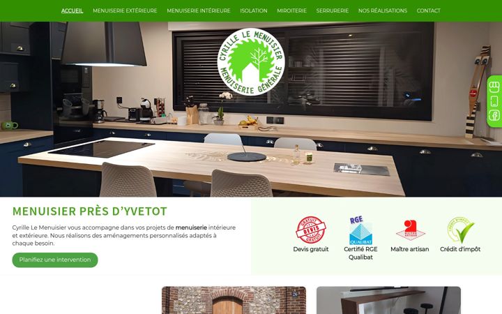 Screenshot of cyrillelemenuisier.fr