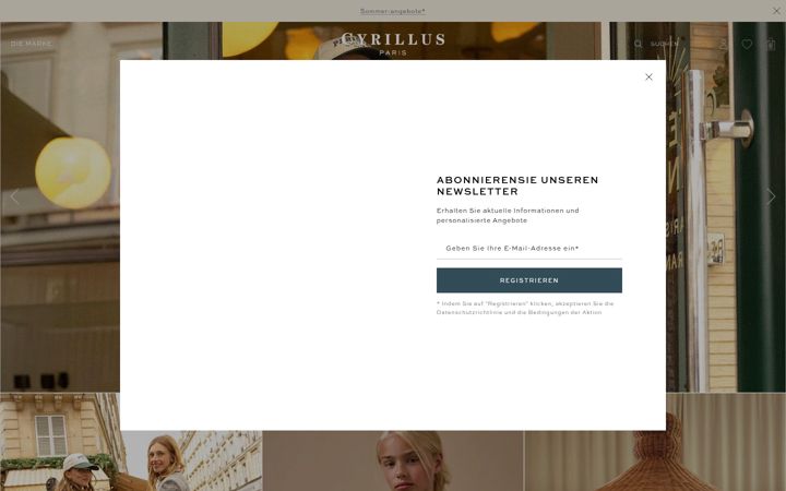 Screenshot of cyrillus.de