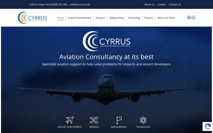 Screenshot of cyrrus.co.uk