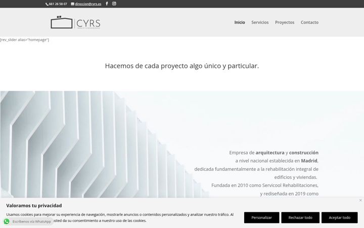 Screenshot of cyrs.es