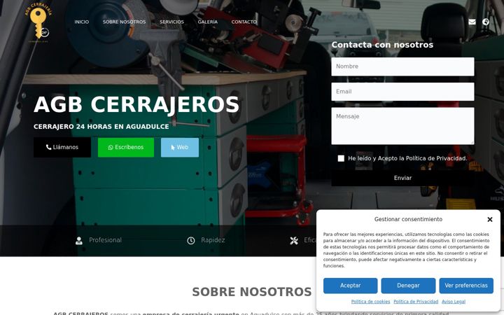 Screenshot of cys-agbcerrajeros.com
