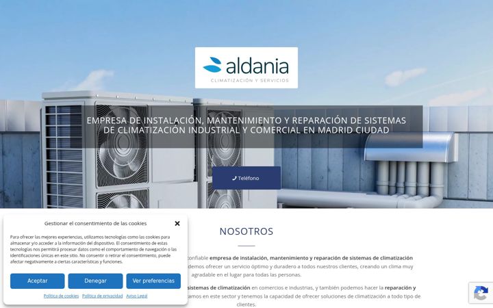Screenshot of cys-aldania.com