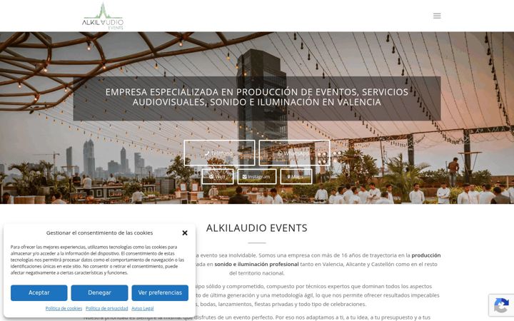 Screenshot of cys-alkilaudioevents.com