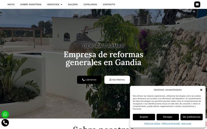 Screenshot of cys-armarreformas.com