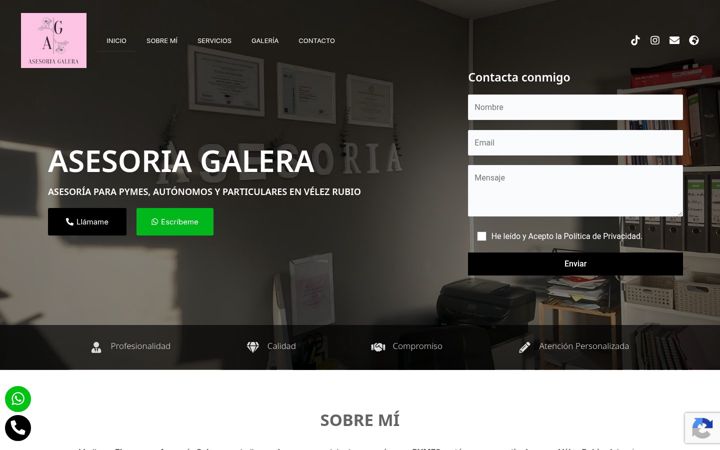 Screenshot of cys-asesoriagalera.com