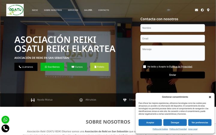 Screenshot of cys-asociacionreikiosatu.com