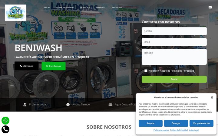 Screenshot of cys-beniwash.com