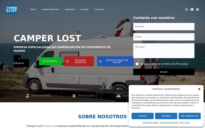 Screenshot of cys-camperlost.com