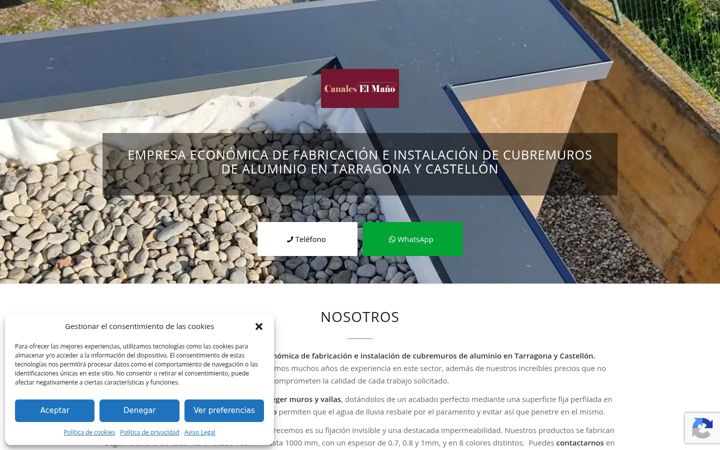 Screenshot of cys-canaleselmano.com