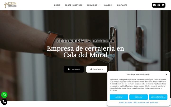 Screenshot of cys-cerrajerialaestrellamalaga.com