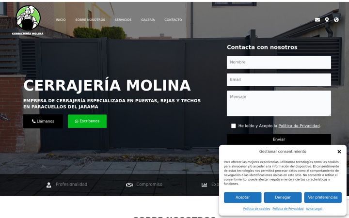 Screenshot of cys-cerrajeriamolina.com