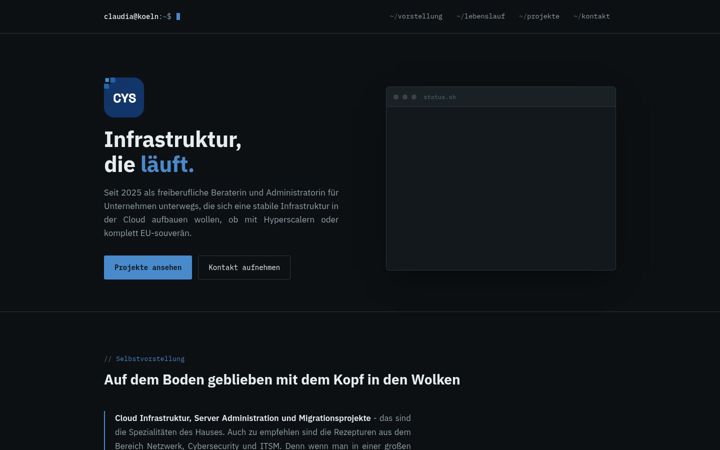 Screenshot of cys-consulting.de