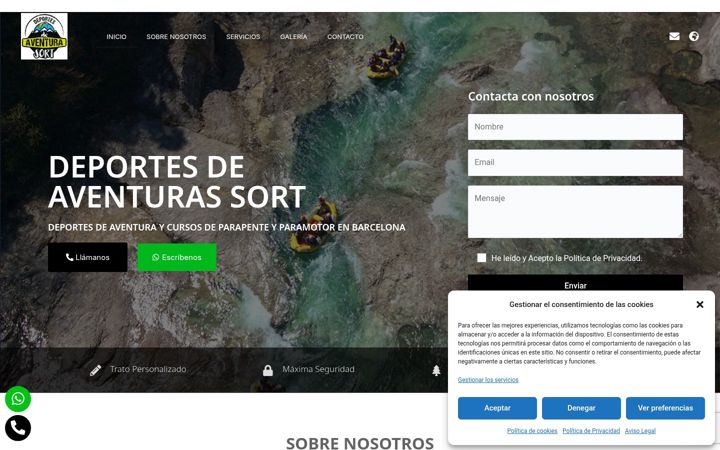 Screenshot of cys-deportesdeaventurassort.com