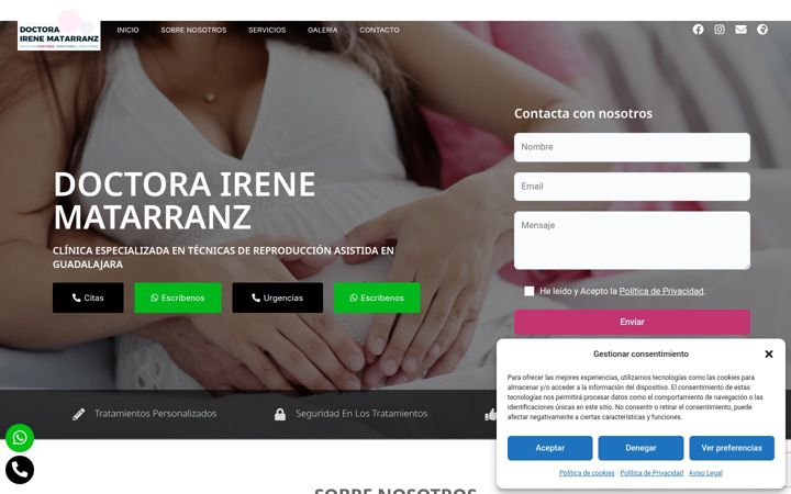 Screenshot of cys-doctorairenematarranz.com