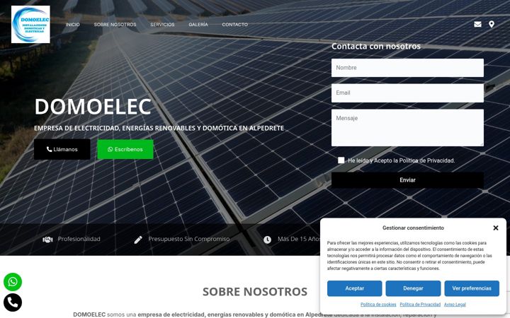 Screenshot of cys-domoelec.com