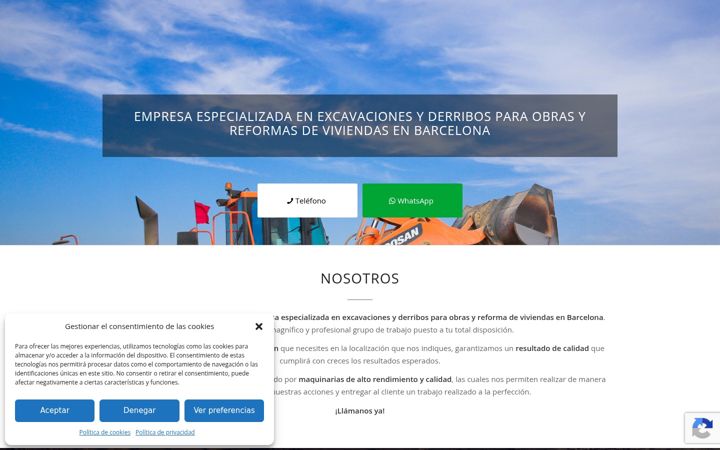 Screenshot of cys-excavacioneslepanto.com