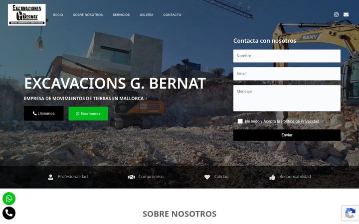 Screenshot of cys-excavacionsgbernat.com