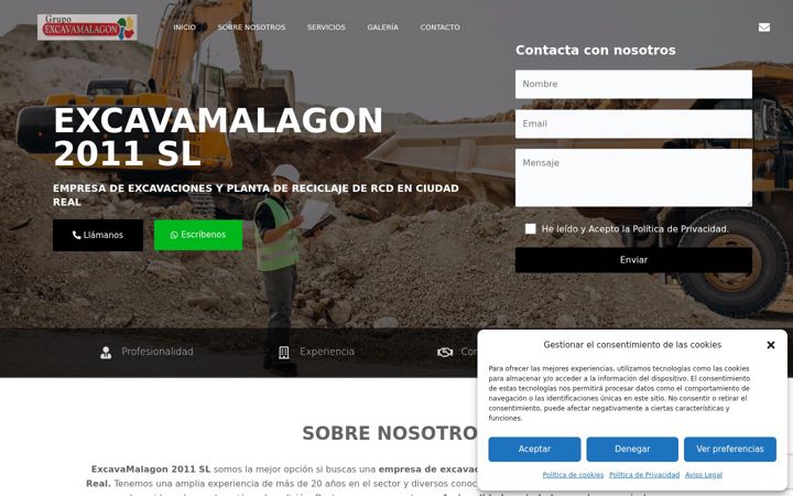 Screenshot of cys-excavamalagon2011.com