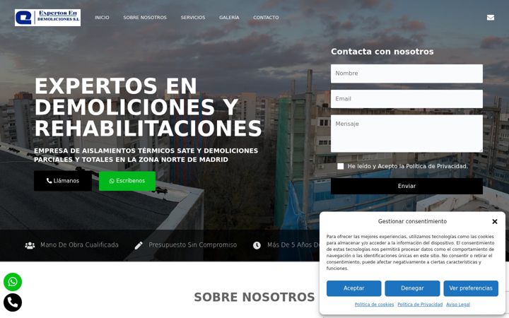 Screenshot of cys-expertosendemolicionesyrehabilitaciones.com