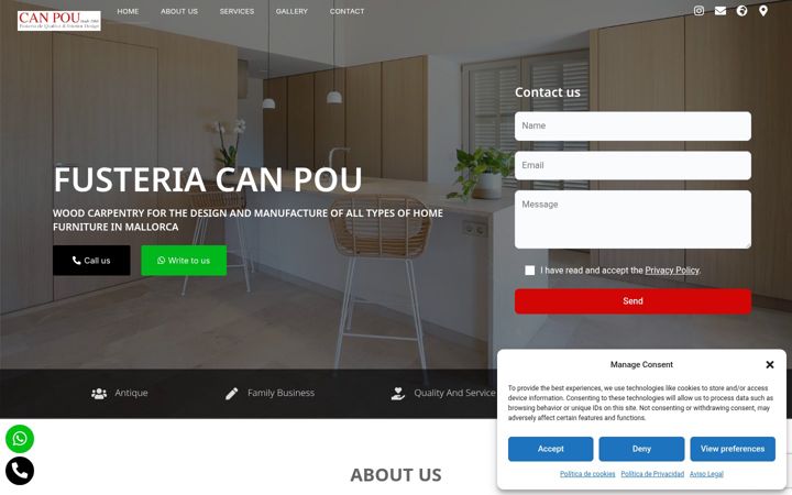 Screenshot of cys-fusteriacanpou.com