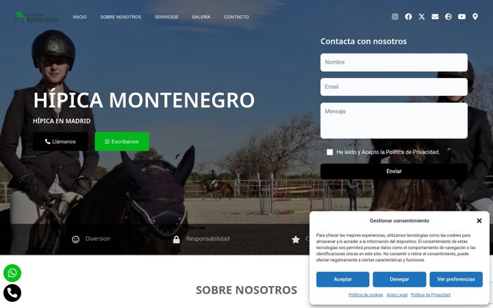 Screenshot of cys-hipicamontenegro.com