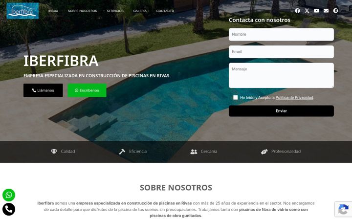 Screenshot of cys-iberfibra.com