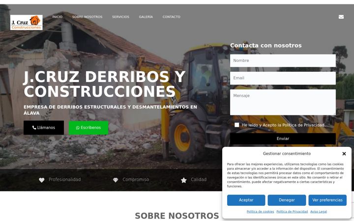 Screenshot of cys-jcruzderribosyconstrucciones.com