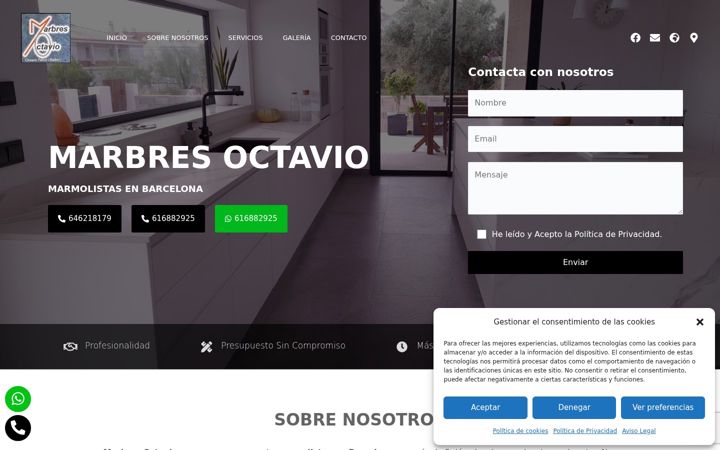 Screenshot of cys-marbresoctavio.com