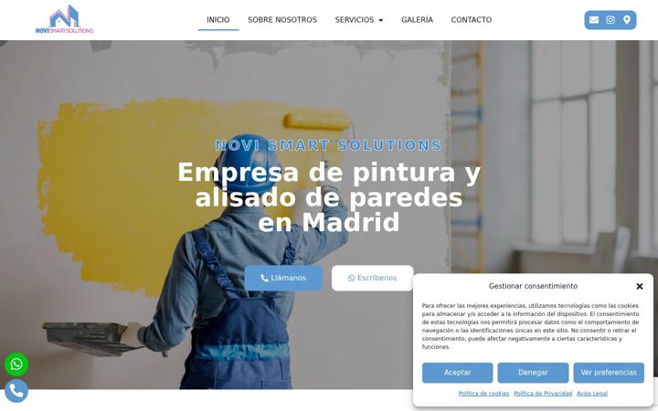 Screenshot of cys-novismartsolutions.com