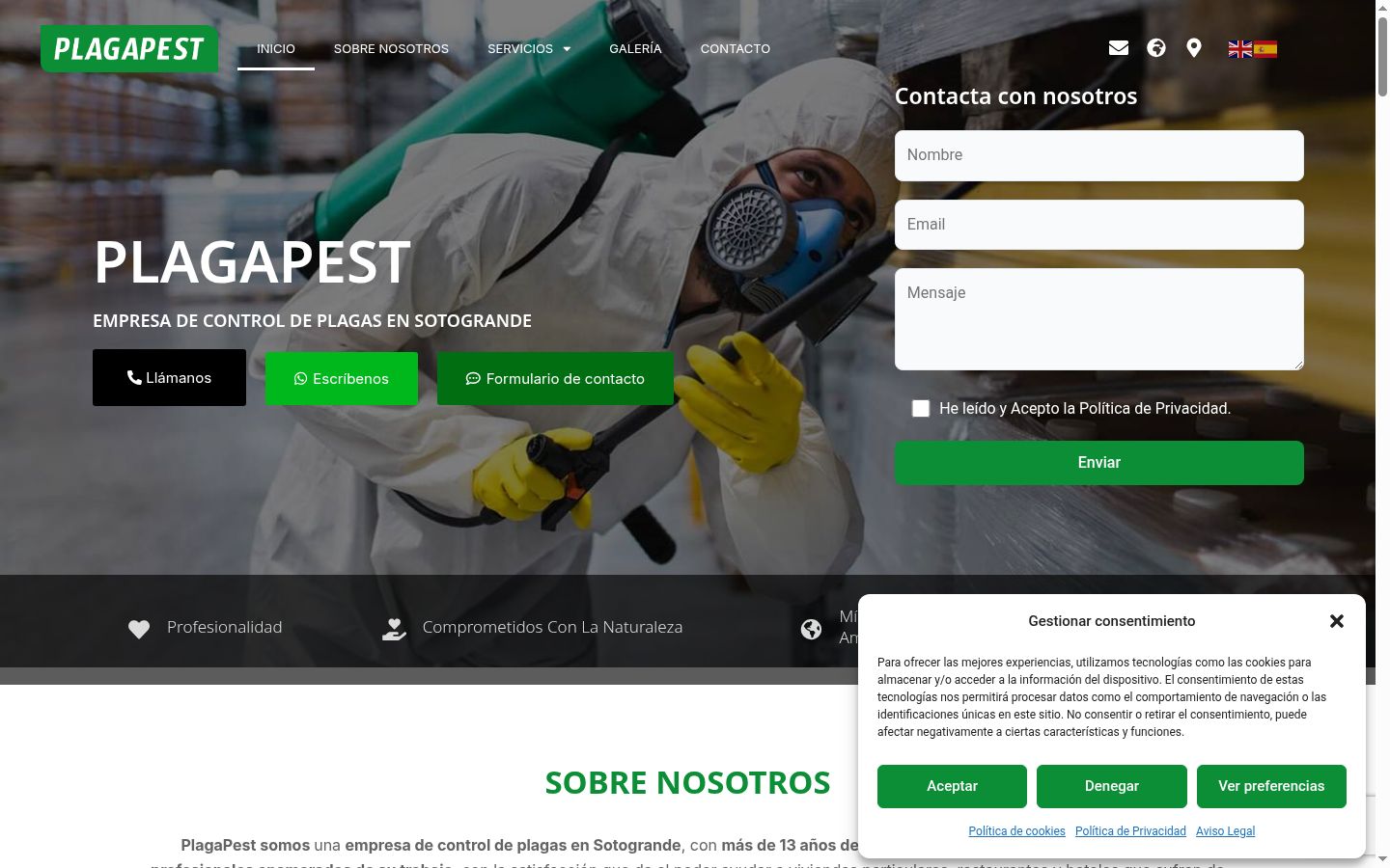 Screenshot tal-banner tal-kunsens muri qabel kwalunkwe interazzjoni