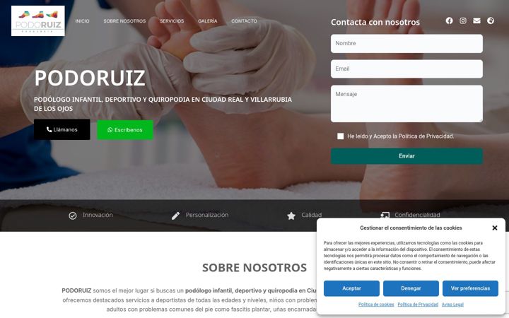 Screenshot of cys-podoruiz.com