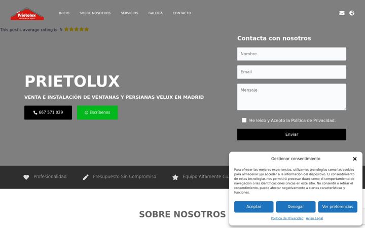 Screenshot of cys-prietolux.com