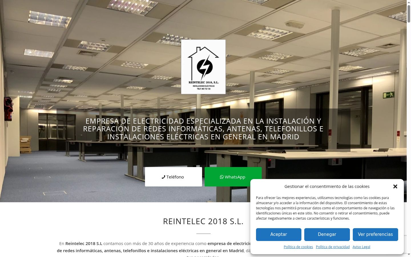 Capture d'écran de la bannière de consentement affichée avant toute interaction