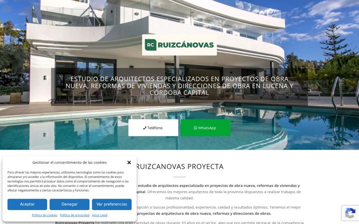Screenshot of cys-ruizcanovasproyecta.com