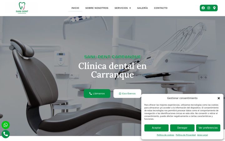 Screenshot of cys-sani-dentcarranque.com