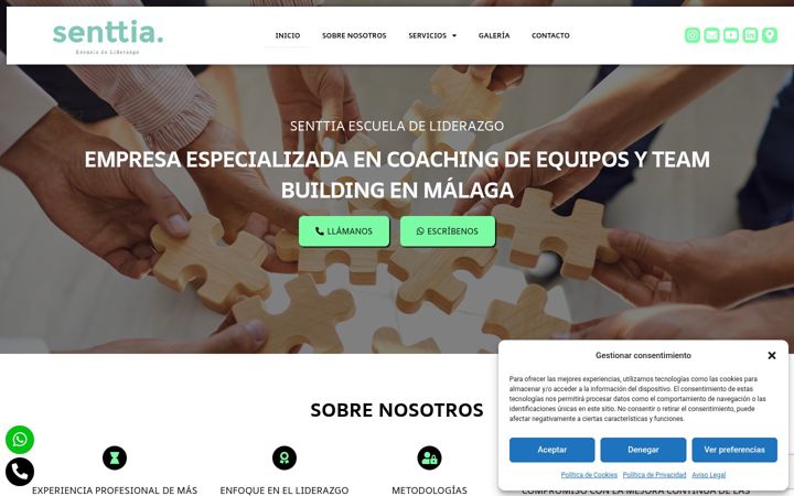 Screenshot of cys-senttiaescueladeliderazgo.com