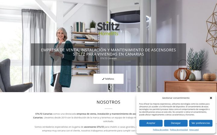 Screenshot of cys-stiltzcanarias.com