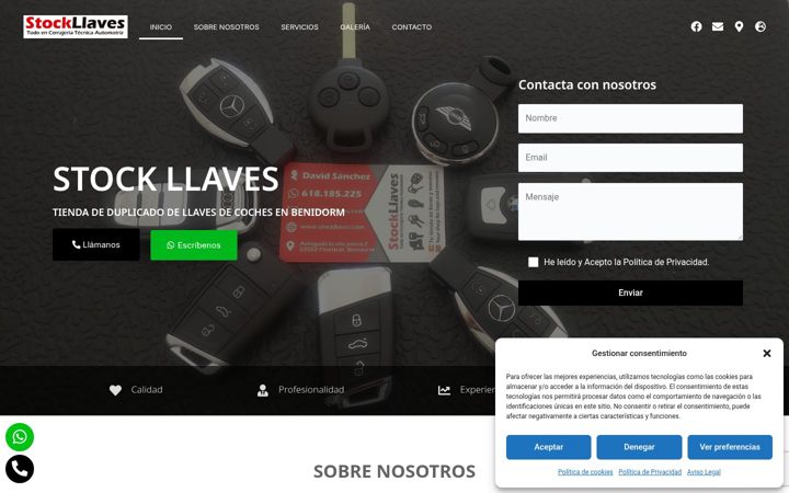 Screenshot of cys-stockllaves.com