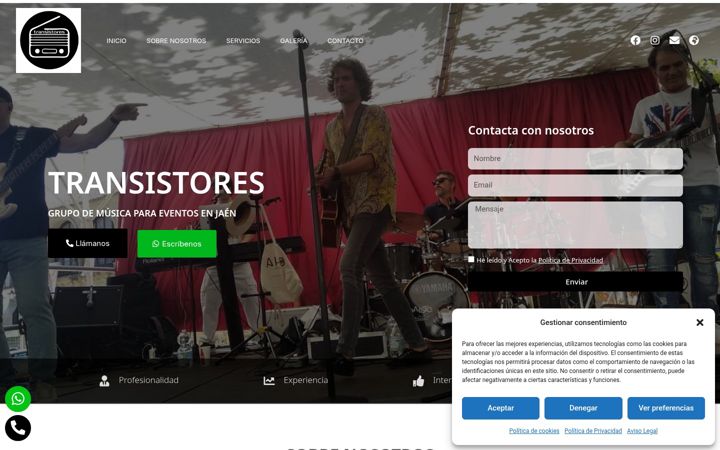 Screenshot of cys-transistores.com