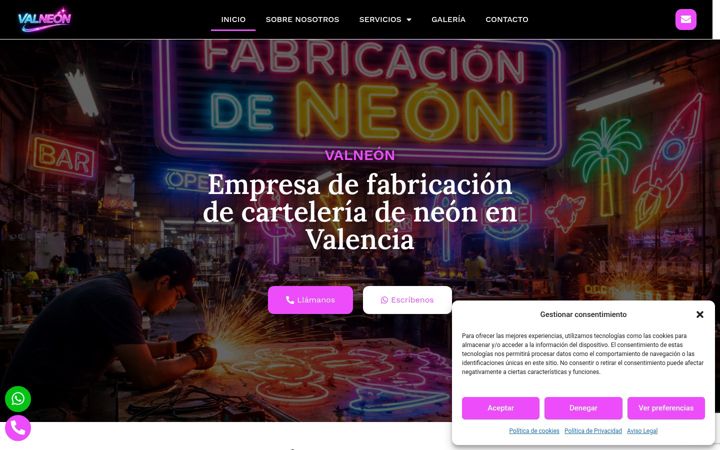 Screenshot of cys-valneon.com