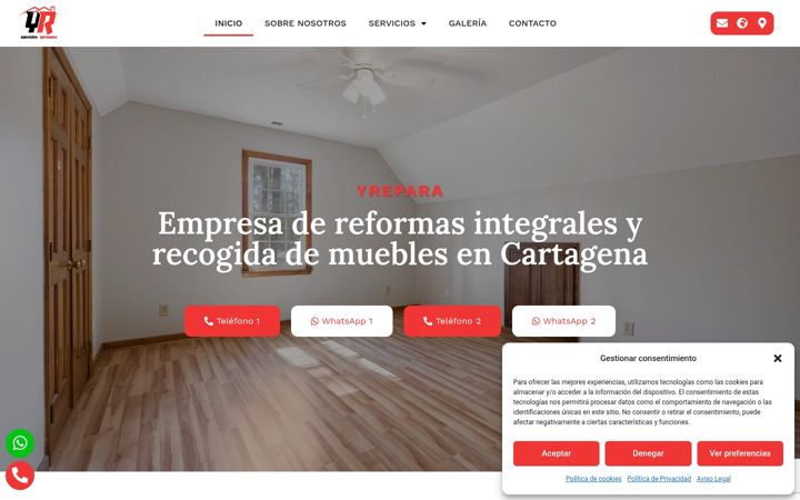 Screenshot of cys-yrepara.com