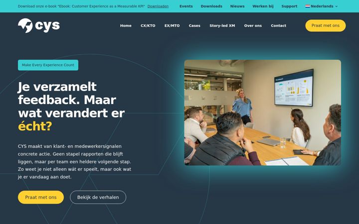Screenshot of cys.group