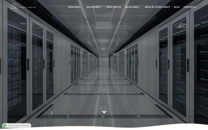 Screenshot of cysamd.com.mx